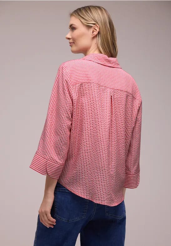 Gestreept overhemd blouse