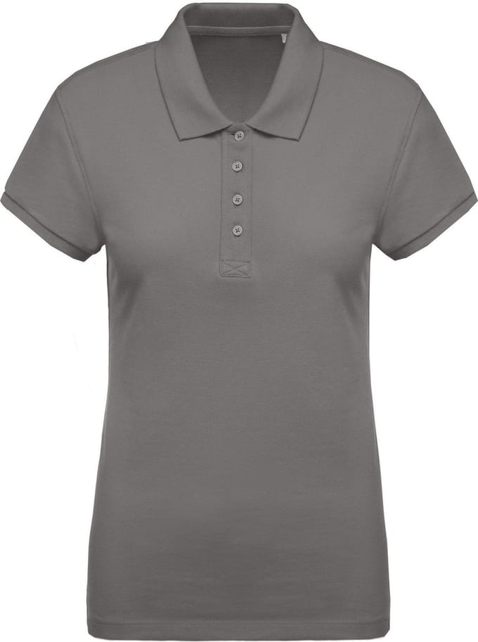 Kariban Dames/dames Organic Pique Polo Shirt (Stormgrijs)