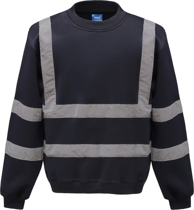 Yoko Signalisatie Sweatshirt YHVJ510 - Navy - M