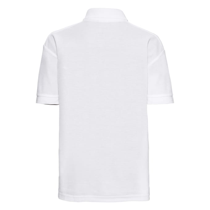 Russell Poloshirt van katoen voor kinderen (Wit)