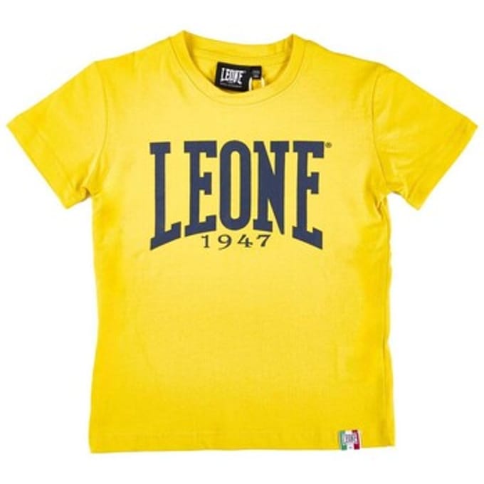 T-shirt Korte Mouw Leone 1947 Boy Short Sleeves Basic