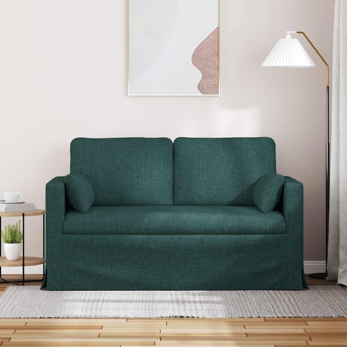 vidaXL - Bank - Donkergroen - 139 - x - 78 - x - 80 - cm - Stof