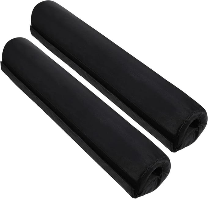 Squat Pad Sets - Schouderbeschermer Halter - Gewichtheffen Training - Verdeelt Gewicht Druk - 2 Sets - Zwart