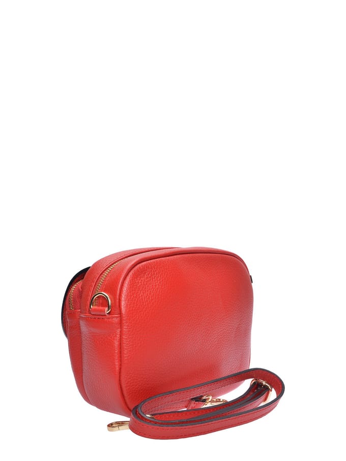 Luisa Vannini Rood Rundleer Tas