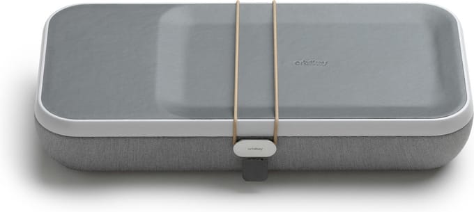 Orbitkey | Portable Desk Organizer met Wireless Charger | Nest | GRIJS