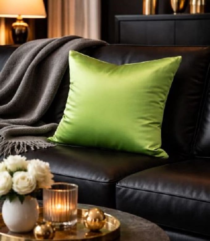 Soft Glow Collection Kussenhoes – Lichtgroen – 45x45 cm