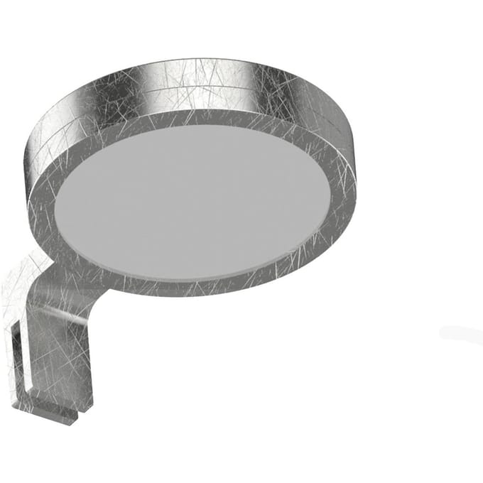 Lightme LED spiegellamp Aqua ON-Top bladzilver