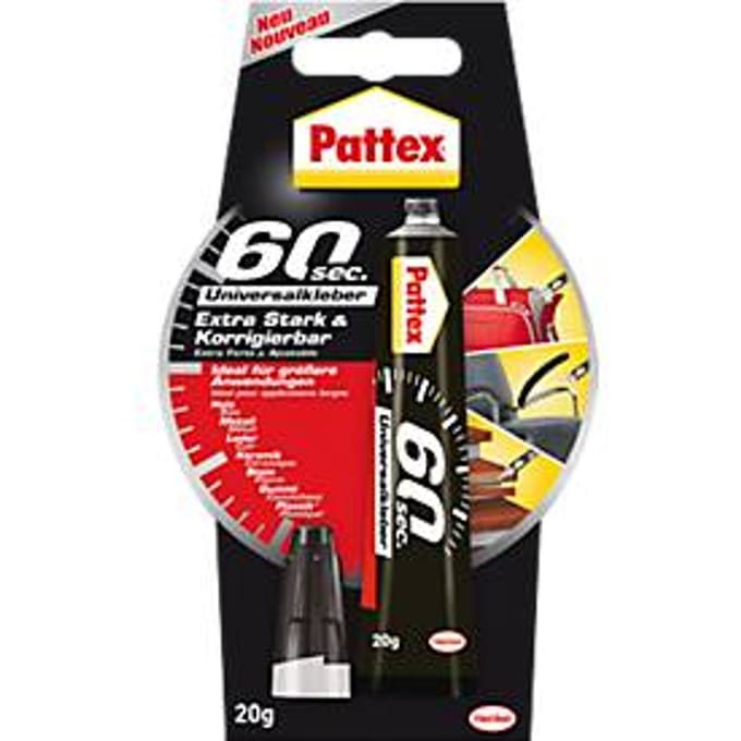Pattex 60 seconden universele lijm, extra sterk
