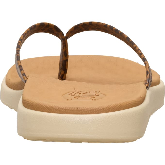 HEYDUDE - Maui Breeze Flip Dames Teenslippers Tan Leopard - Maat 41