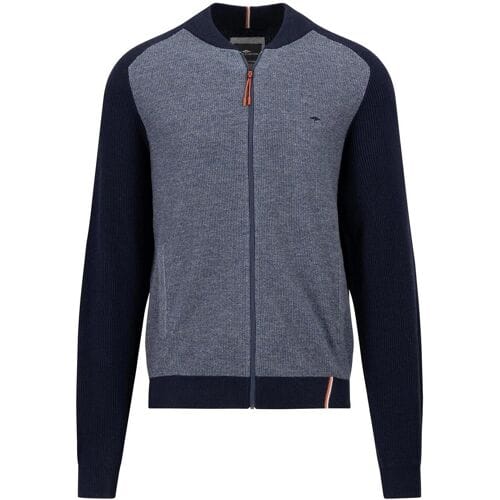 Fynch-Hatton Vest Cardigan College Colorblock Navy / male
