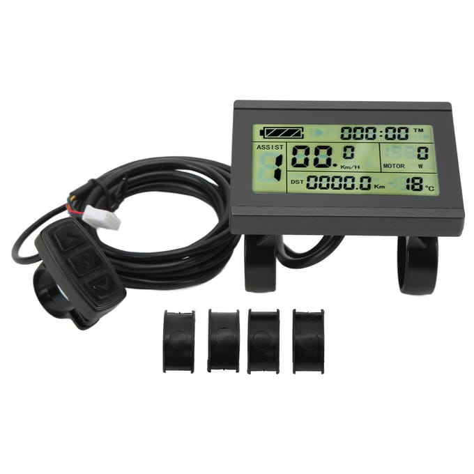 Écran LCD3 KT 72 V ABS pour vélo électrique avec connecteur SM pour contrôleur KT beige