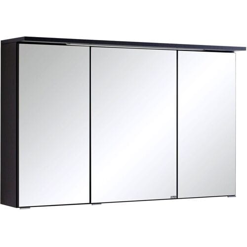 HELD Badkamer spiegelkast Bologna 3D (LED-inbouwlamp, Donkergrijs, 100 cm)