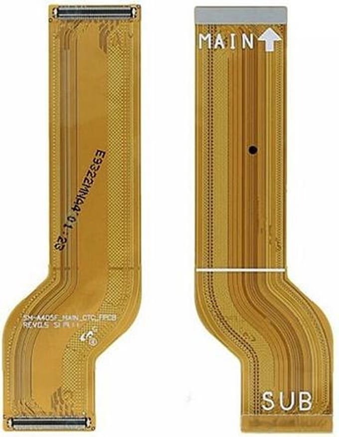 Moederbord Flex Kabel Geschikt voor Samsung Galaxy A40 – Premium – Oranje
