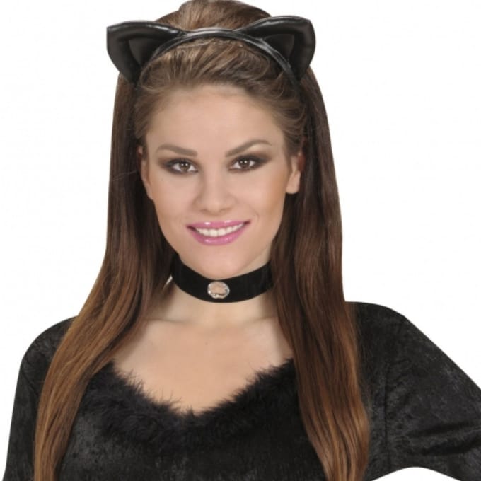 katten oren Leatherlook