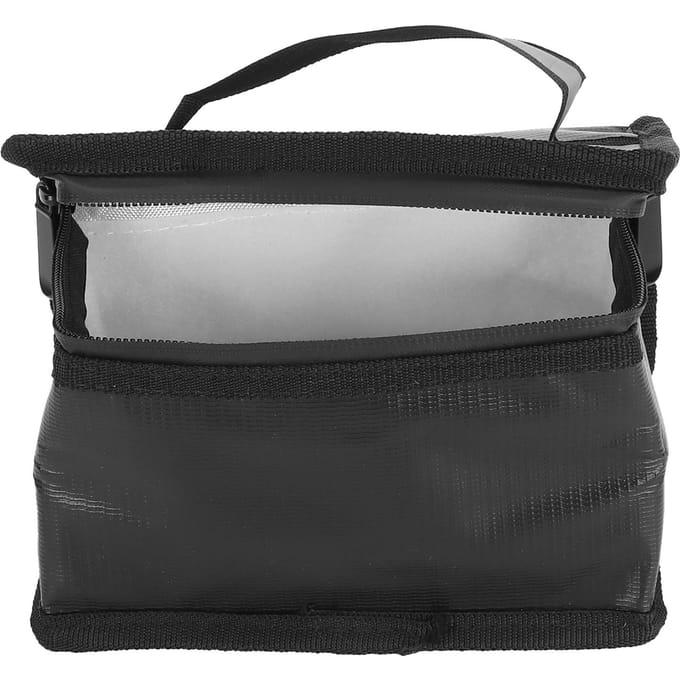 Sac de sécurité pour batterie Antidéflagrant Ignifuge Sac de protection pour batterie Lipo pour Drones Modèles RC gray