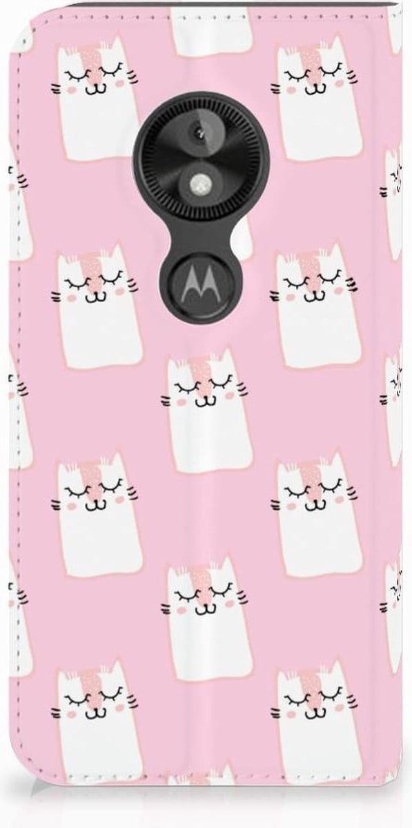 Standcase Hoesje voor Motorola Moto E5 Play Hoesje maken Sleeping Cats