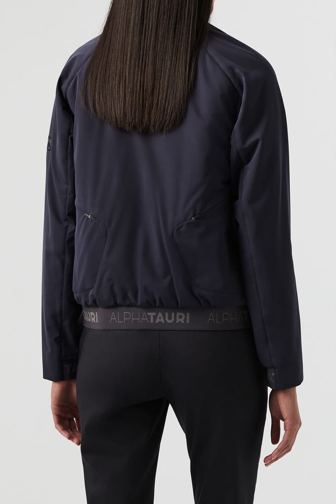 AlphaTauri Ata Otemav1.c1.03 Heat Jacket Navy Größe: S | Bomberjacken Outlet | Damen | Blau