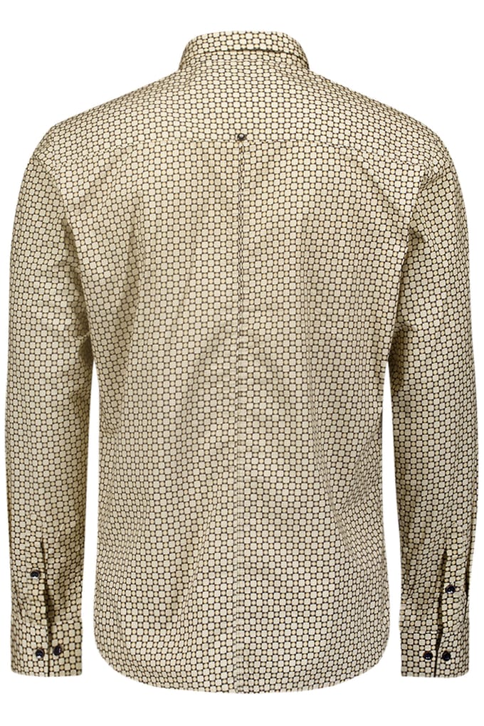 No Excess Shirt Stretch Allover Printed Cement Größe: M | Casual hemden Outlet | Herren