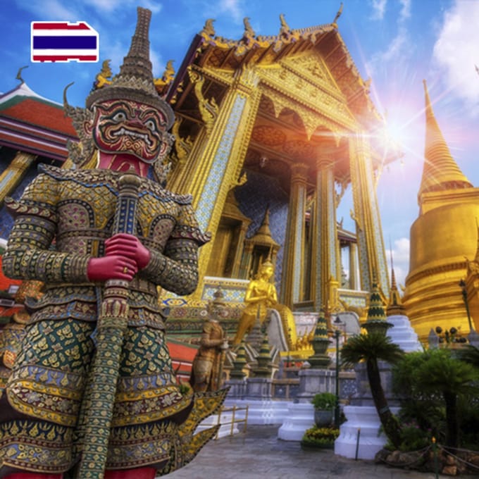 InternationalSIM Data Simkaart Thailand - 1 GB - 7 dagen