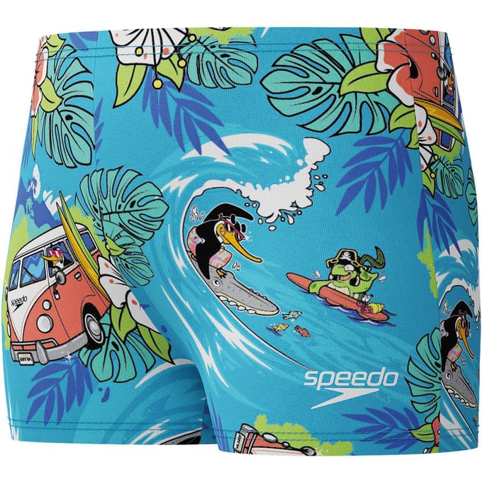 Speedo Digital Allover Aqua Zwemboxer Jongens - Maat 104