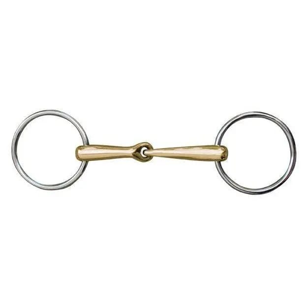 Anatomisch RVS enkelvoudig bit voor paard HKM