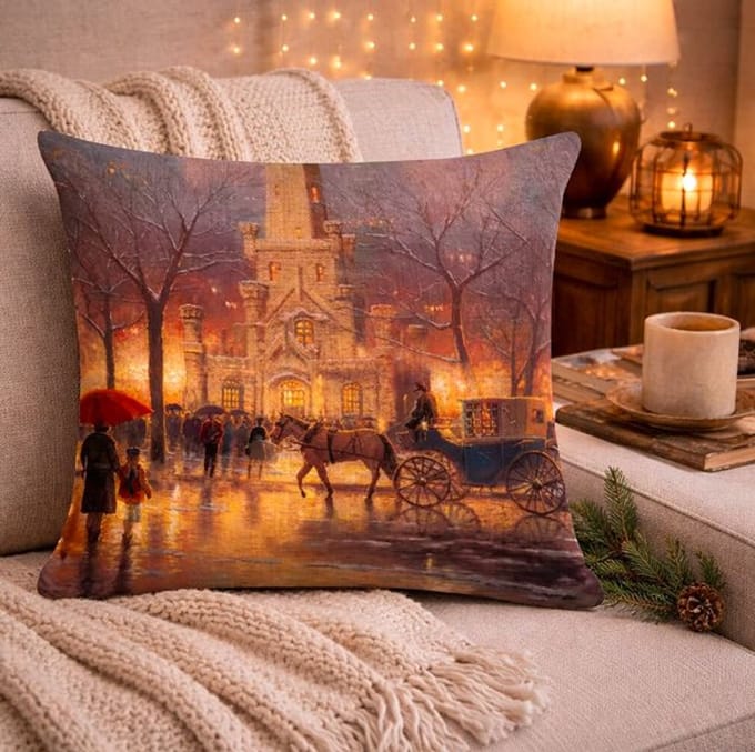Timeless City Collection Kussenhoes - 45x45 cm