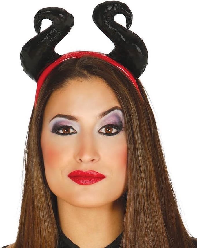 diadeem - duivelshoorns zwart - Maleficent