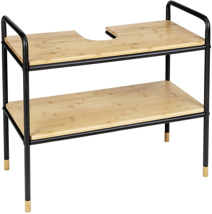 LOFT badmeubel, 70 x 60 x 33,5 cm, bamboe blad, WENKO