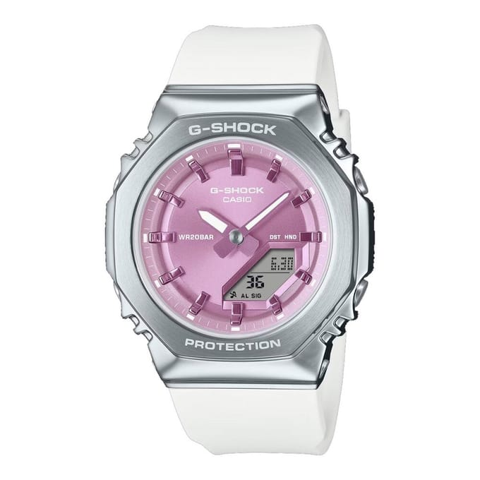 Casio G-Shock GM-S2110-7A6ER Horloge - Kunststof - Wit - Ø 40 mm
