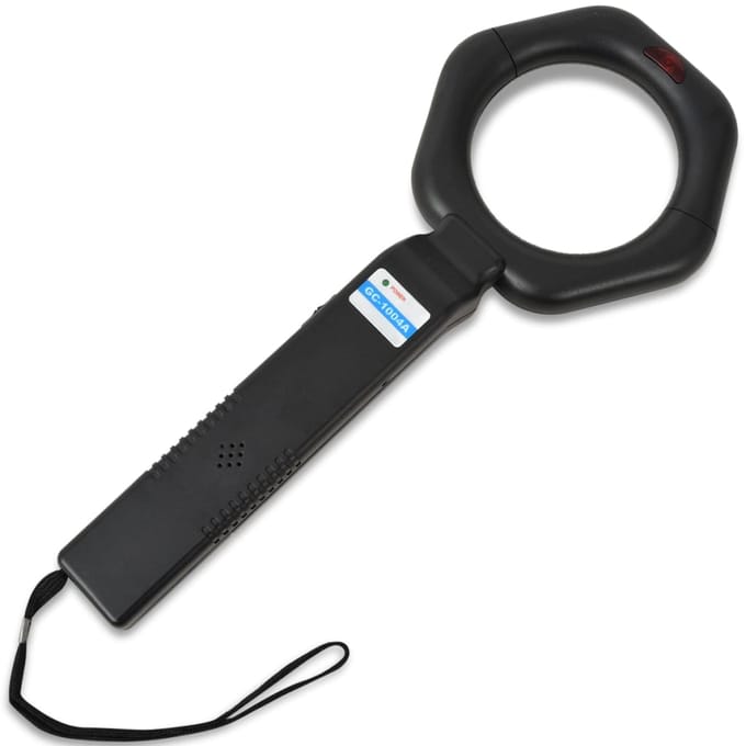 vidaXL - Draagbare - metaaldetector - zwart