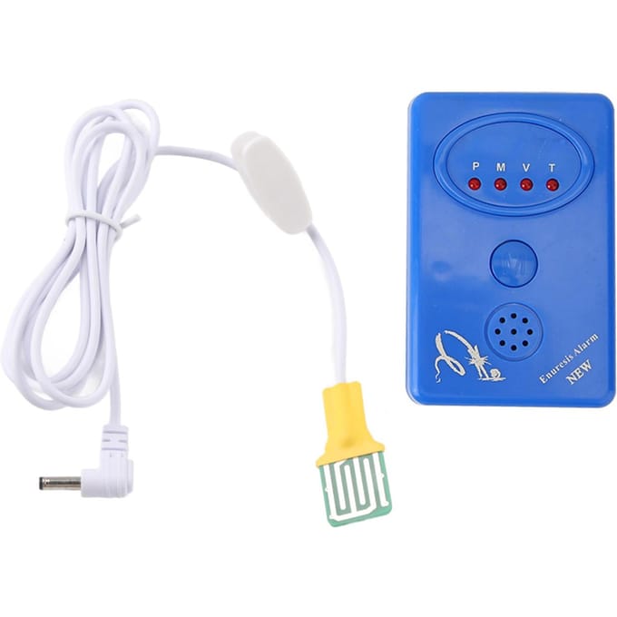 3 in 1 Multimodes Enuresis Alarm Sensor Effectieve Behandeling Bedplassen Systeem Veiligheid blue