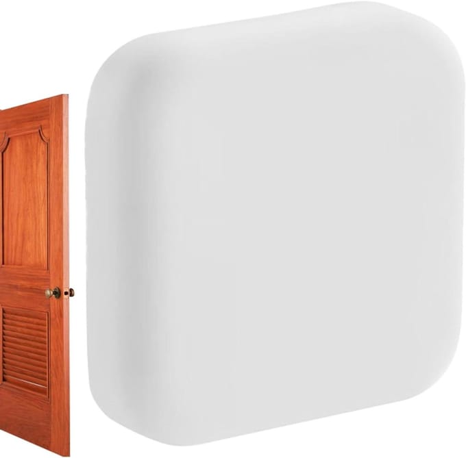 Deurstoppers Muur - Zelfklevend Kussen - Muur Beschermen - Anti-botsing Effect - 42x41x41 mm - Wit