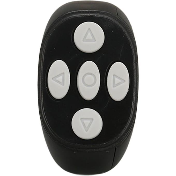 Télécommande sans fil Bluetooth 5.3 Smart Ring pour livre électronique TikTok noir