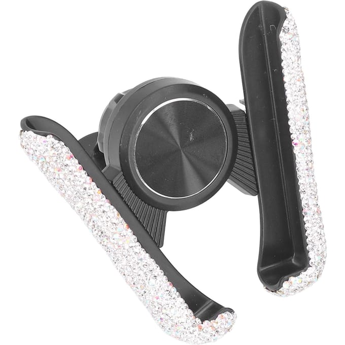 Bling Autotelefoonhouder Voertuig Mobiele Telefoonhouder Cradle Verstelbare Auto Mobiele Telefoonhouder Universeel wit