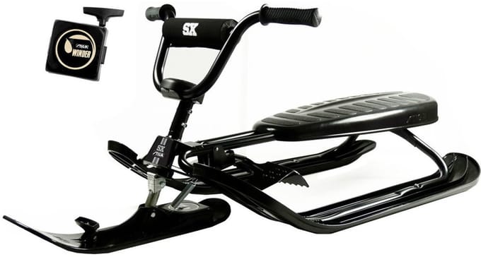 Stiga Snowracer Curve SX Steering Sledge (Black)