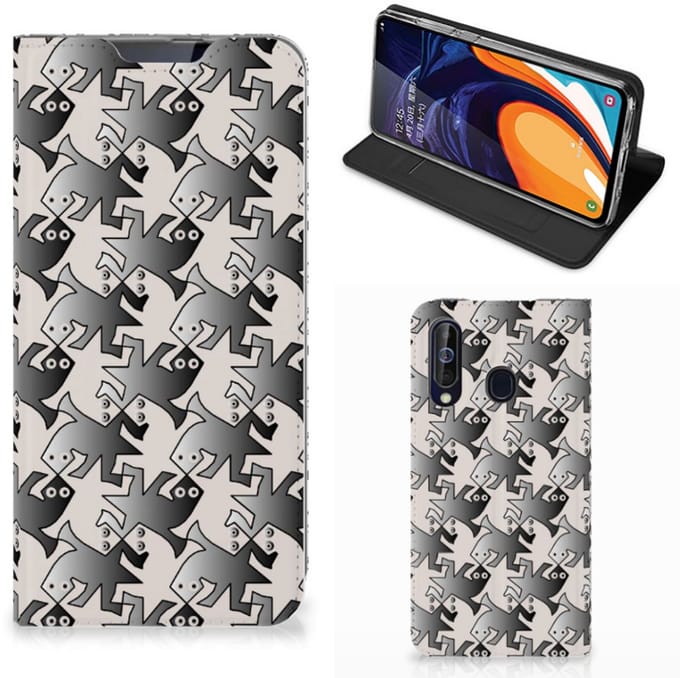 Samsung Galaxy A60 Hoesje maken Salamander Grey