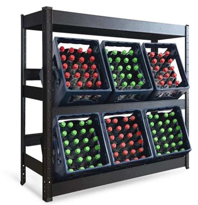 Drankkrat met Opbergruimte voor 6 Kratten - 110 x 110 x 30 cm
