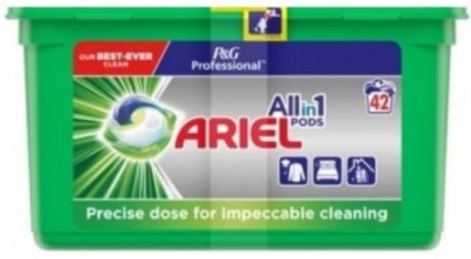 Ariel Professional Regular Wasmiddel Capsule 42 Wasbeurten
