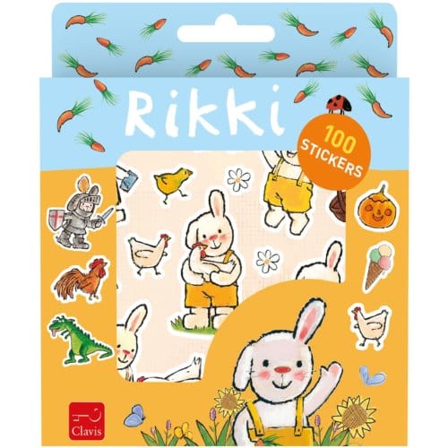Clavis Rikki stickerset. 3+