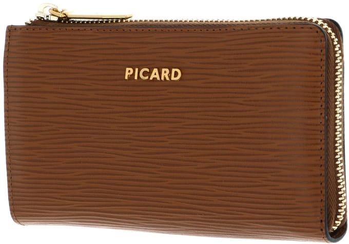 PICARD Leren portemonnee Calais 1 Wallet Cognac Lichtbruin