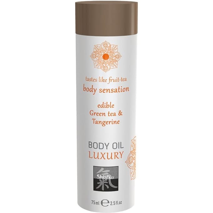 Shiatsu - Eetbare Body Oil - Groene Thee & Mandarijn