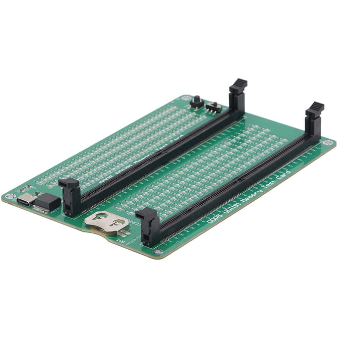 DDR5 Geheugentester PCB Desktop DDR5 Geheugentestkaart met LED-indicator voor Computer DDR5 R DIMM U blue