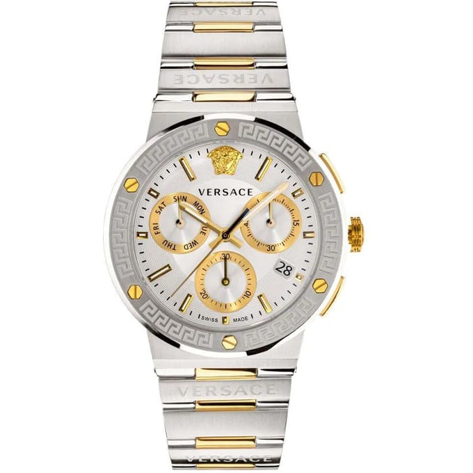 Versace VRSCVEZ900321 Greca Logo Herenhorloge white
