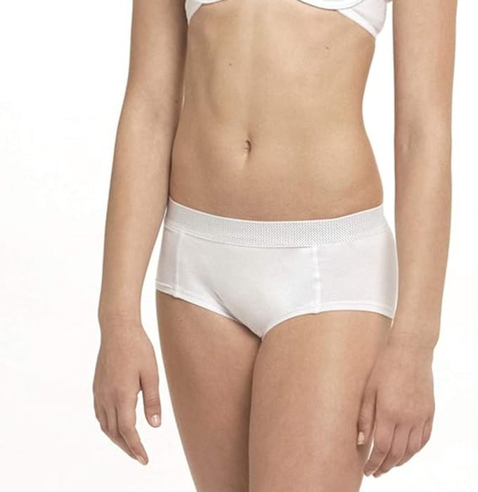 Boobs & Bloomers meisjes hipster 70042 - M - Wit.