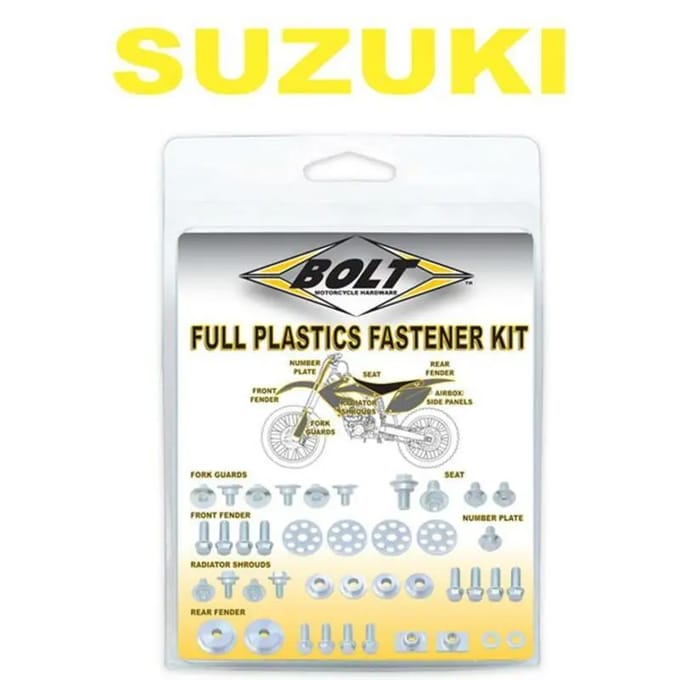 Kit voor motorplastic schroeven Bolt Suzuki RM-Z450