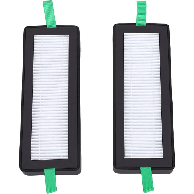 2 Stuks Filtervervanging voor Bambu Lab P2S Serie 3D-printer Hoge Efficiëntie Particulate Air 13 en Actieve Koolstof white