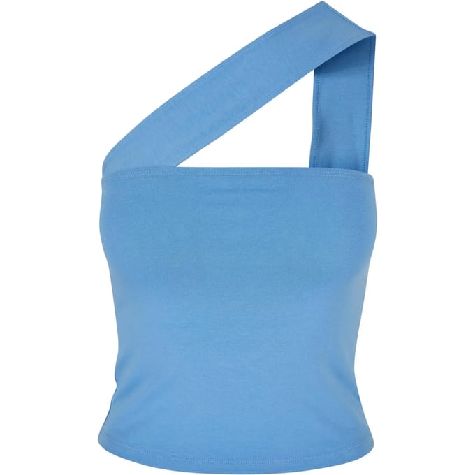 Urban Classics - One Strap Mouwloze top - S - Blauw
