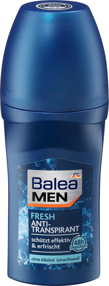 Balea MEN Deo Roll on Antitranspirant fresh, 50 ml - Vaderdag Cadeau - Papadag