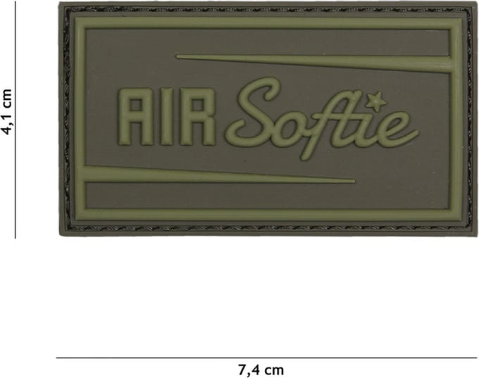 101 Inc Embleem 3D Pvc Air Softie Groen   19037