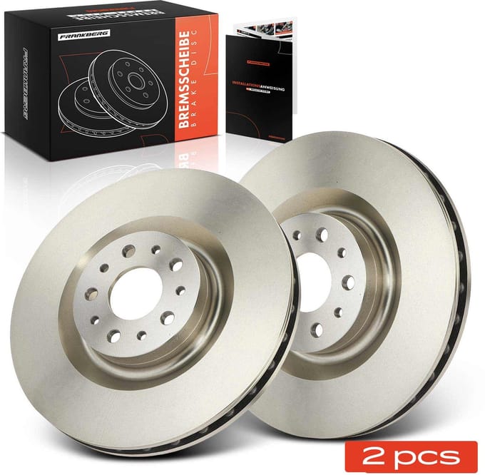 Frankberg 2x Remschijven Vooras voor Fiat
